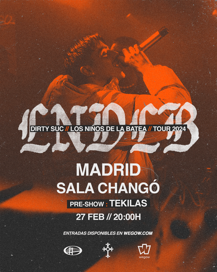 Fotografía promocional de Concierto Dirty Suc Madrid Sala Changó