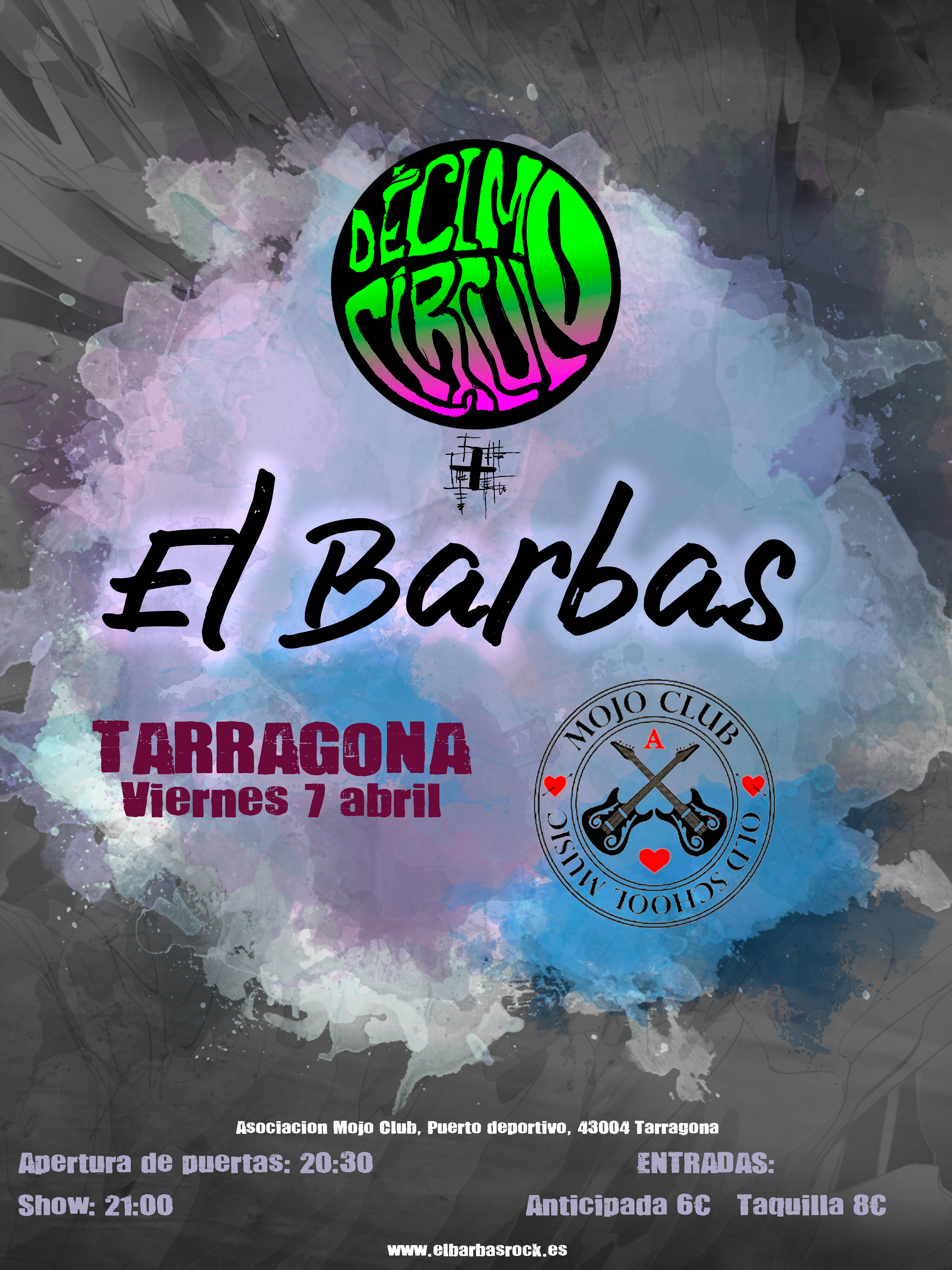 Fotografía promocional de Concierto El Barbas + X Círculo en Tarragona