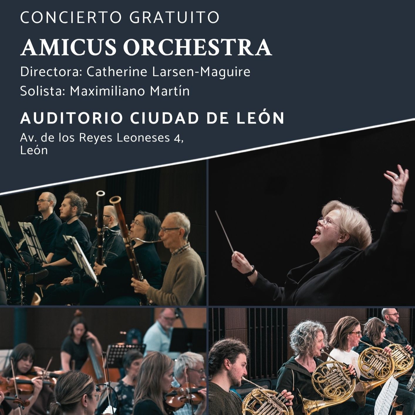 Fotografía promocional de Concierto Gratuito | AMICUS ORCHESTRA GLASGOW | León