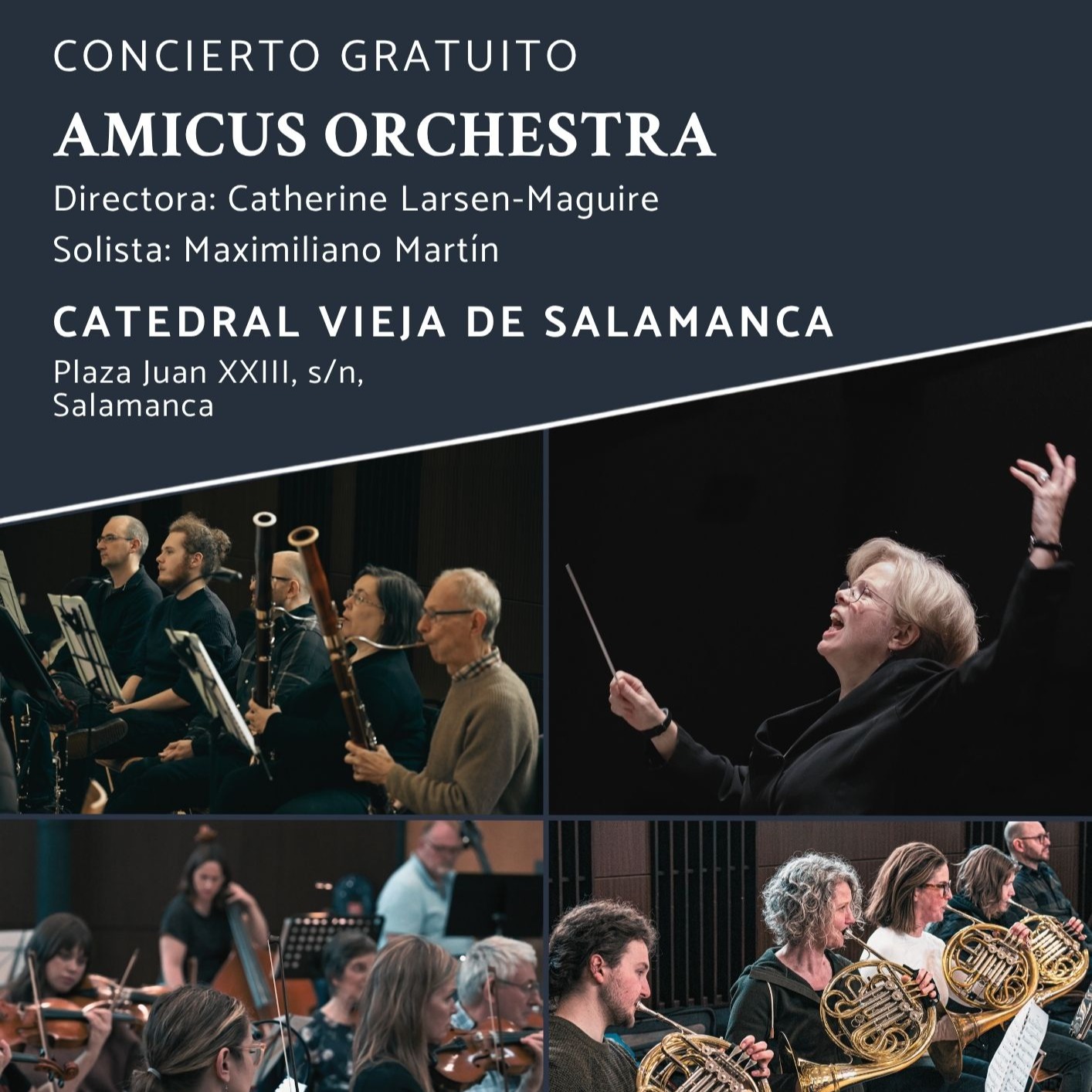 Fotografía promocional de Concierto Gratuito | AMICUS ORCHESTRA GLASGOW | Salamanca
