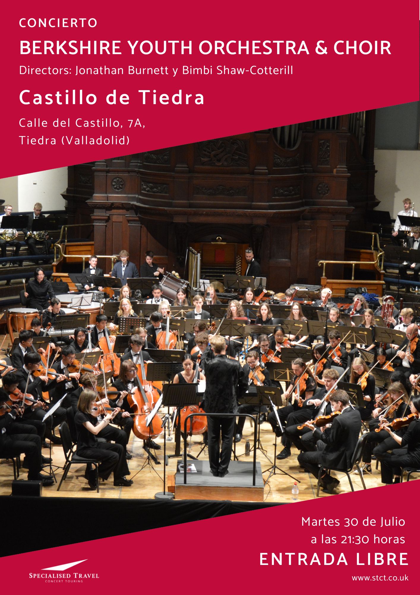 Fotografía promocional de Concierto Gratuito - BERKSHIRE YOUTH ORCHESTRA & CHOIR