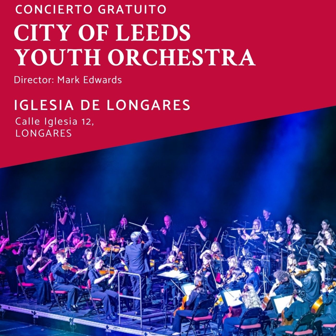 Fotografía promocional de Concierto Gratuito | CITY OF LEEDS YOUTH ORCHESTRA | Longares
