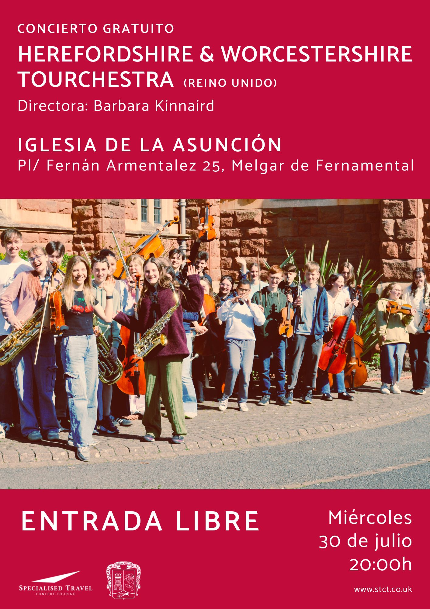 Fotografía promocional de Concierto Gratuito | HEREFORDSHIRE & WORCESTERSHIRE TOURCHESTRA