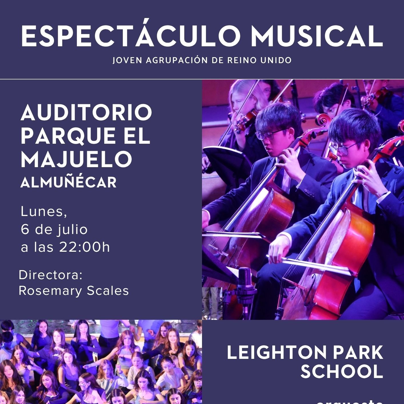 Fotografía promocional de Concierto Gratuito | LEIGHTON PARK SCHOOL | Almuñecar