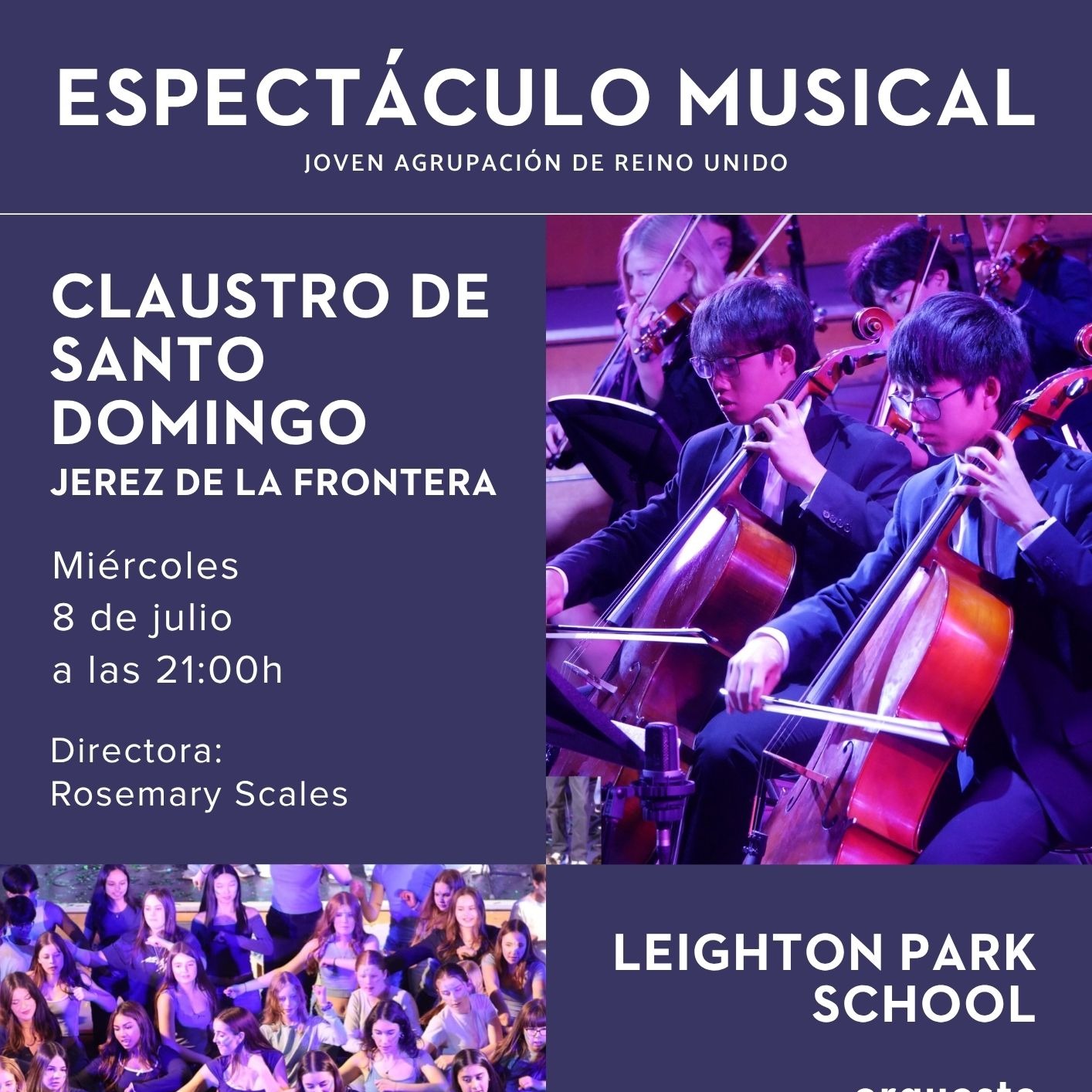 Fotografía promocional de Concierto Gratuito | LEIGHTON PARK SCHOOL | Jerez de la Frontera