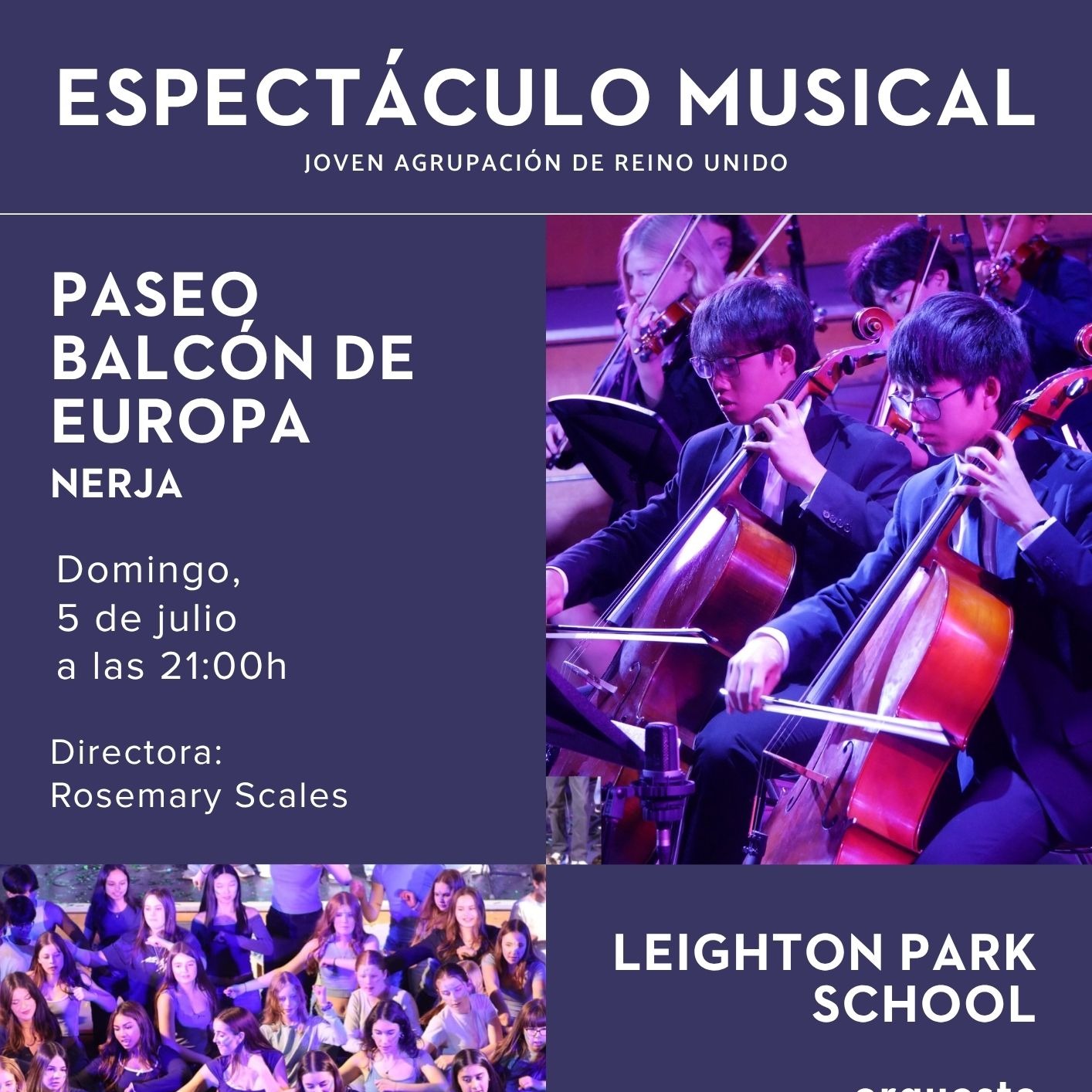 Fotografía promocional de Concierto Gratuito | LEIGHTON PARK SCHOOL | Nerja