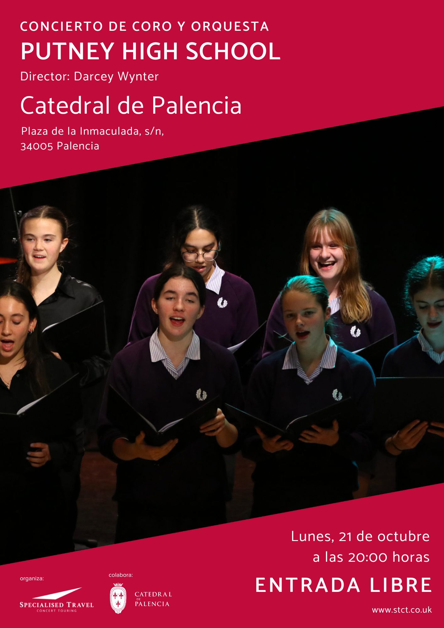 Fotografía promocional de Concierto Gratuito - PUTNEY HIGH SCHOOL