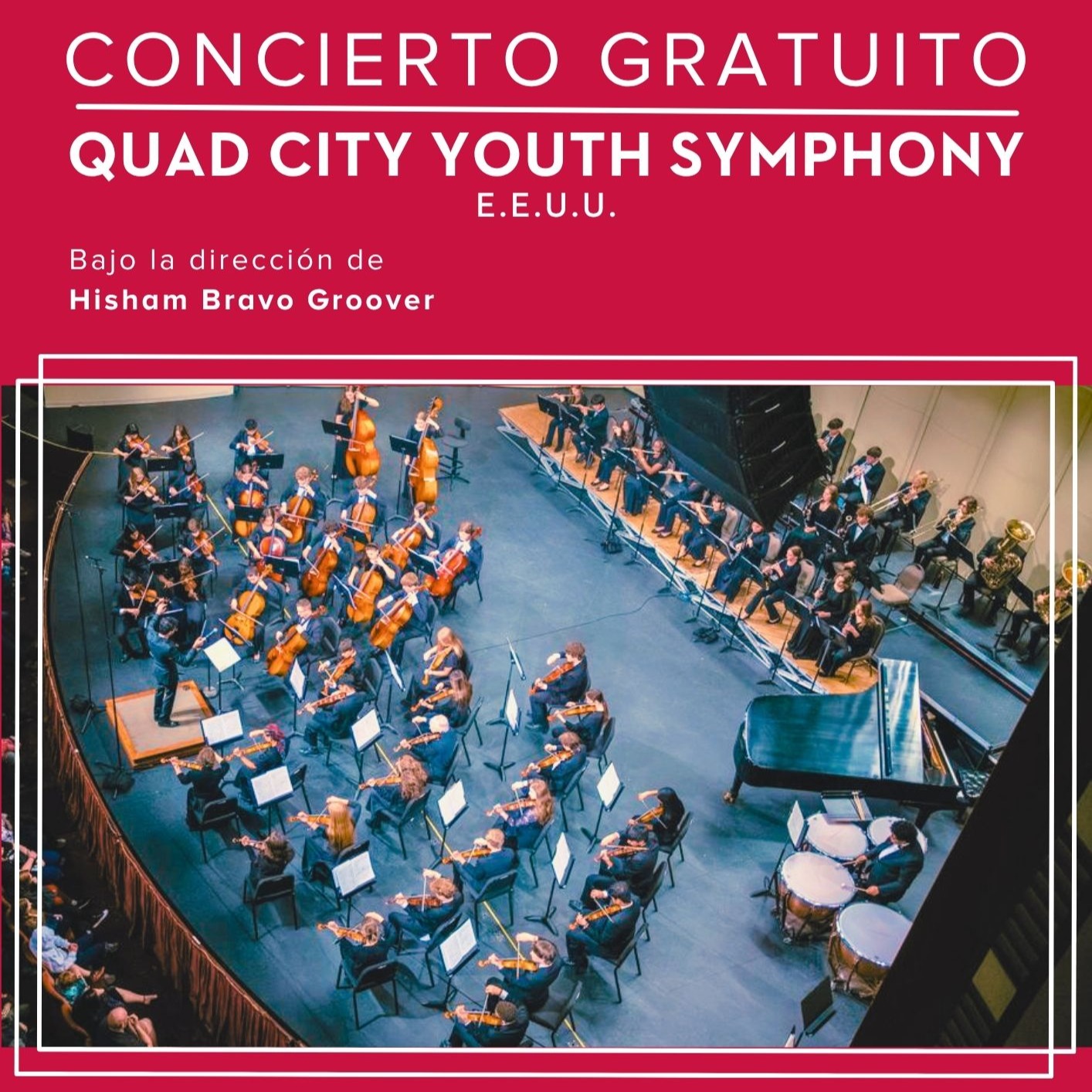 Fotografía promocional de Concierto Gratuito | QUAD CITY YOUTH SYMPHONY ORCHESTRA