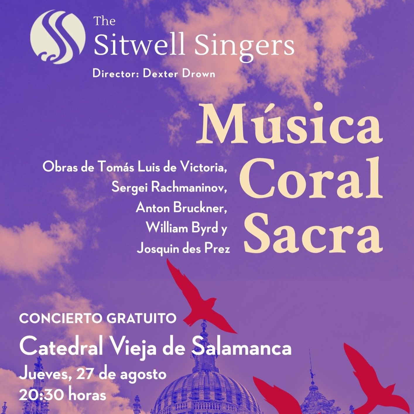 Fotografía promocional de Concierto Gratuito | THE SITWELL SINGERS | Salamanca