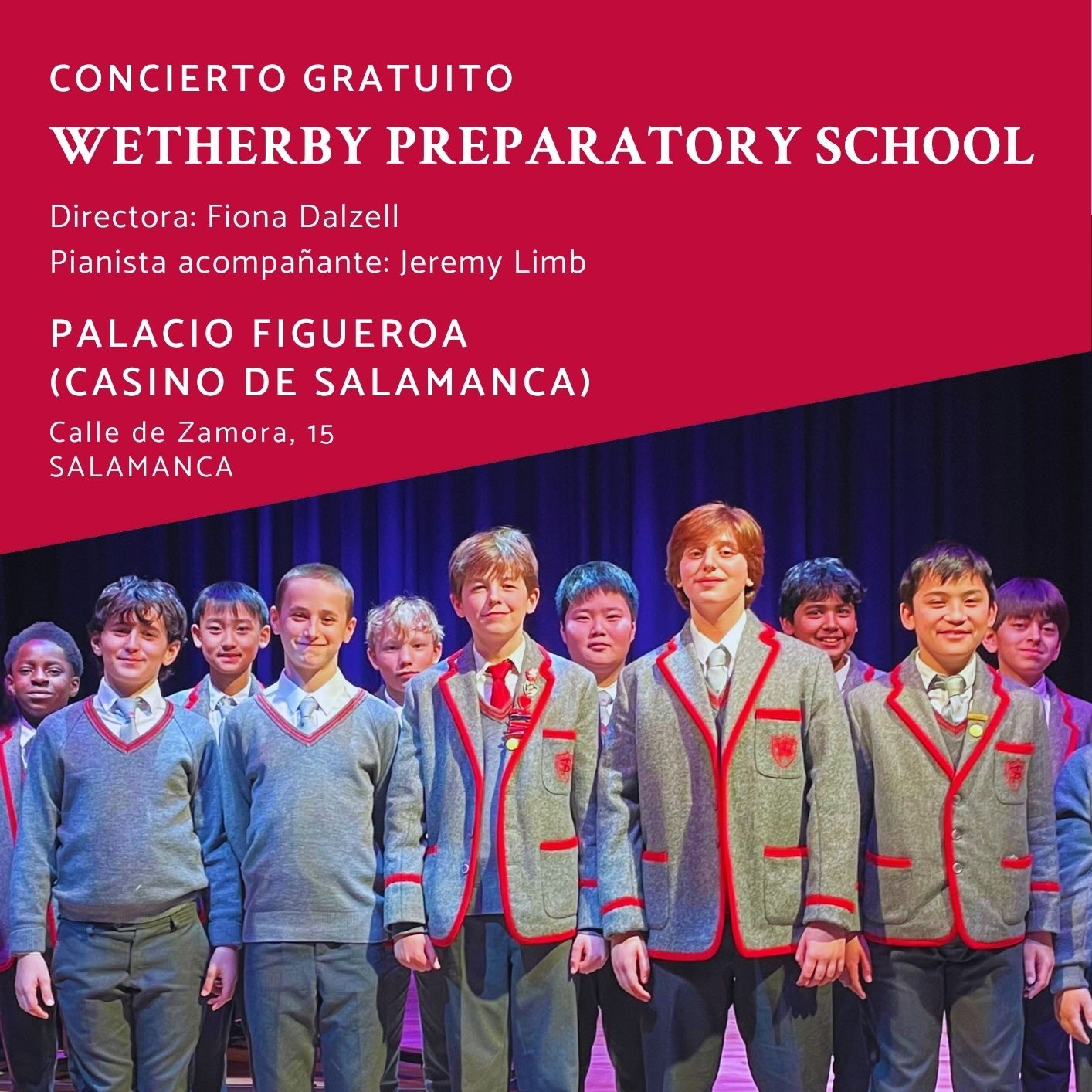 Fotografía promocional de Concierto Gratuito | WETHERBY PREPARATORY SCHOOL