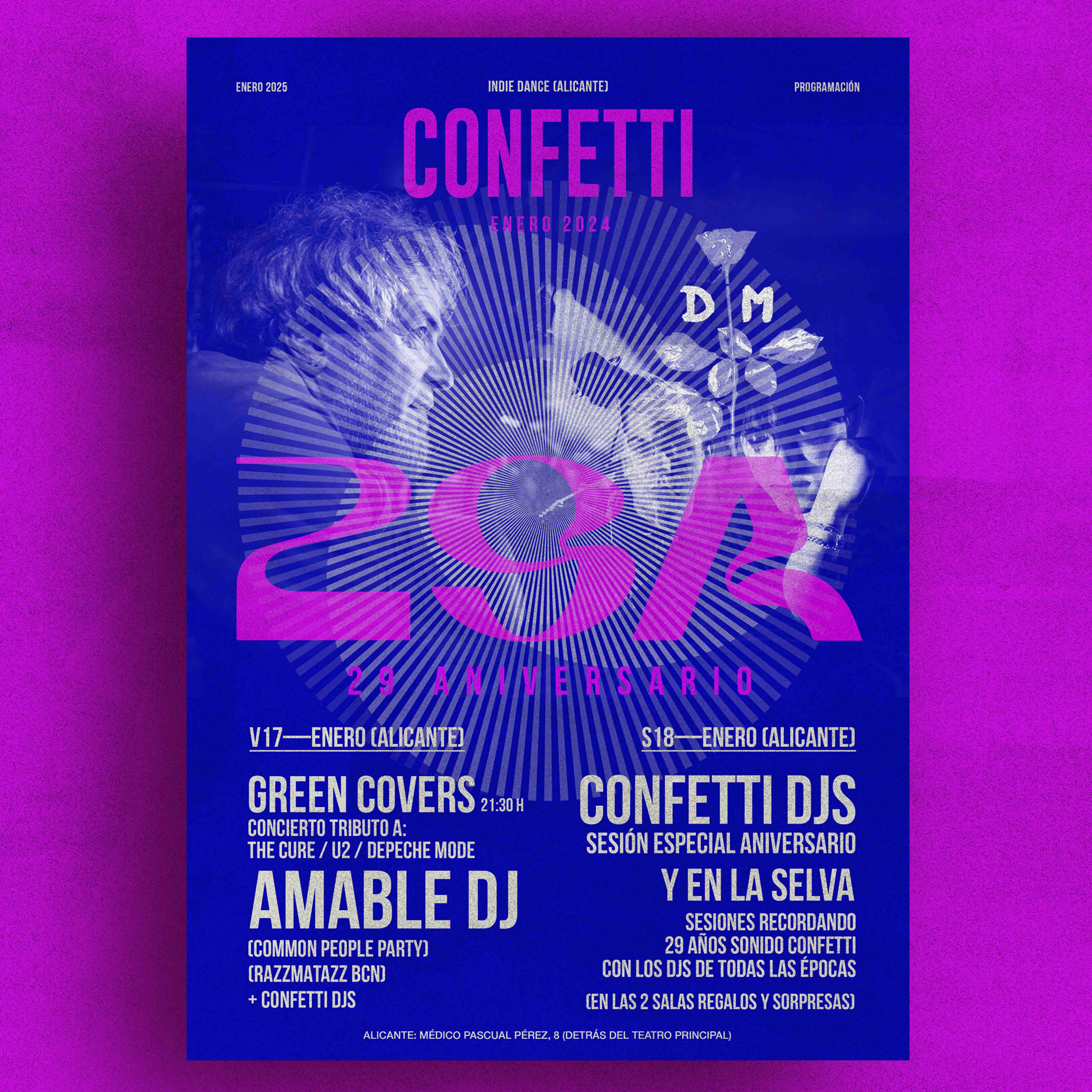 Fotografía promocional de CONCIERTO GREEN COVERS + DJ AMABLE