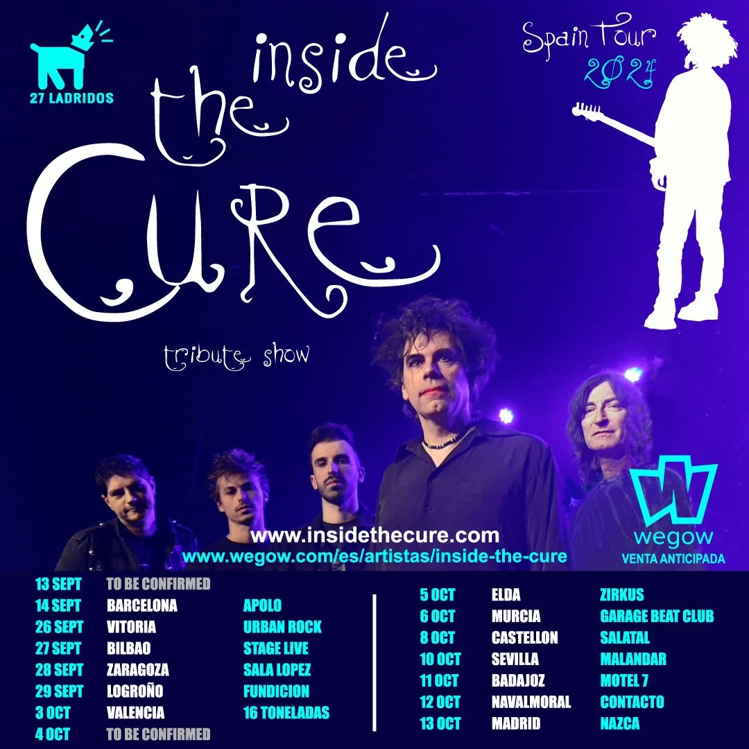 Fotografía promocional de Concierto de Inside The Cure en Logroño