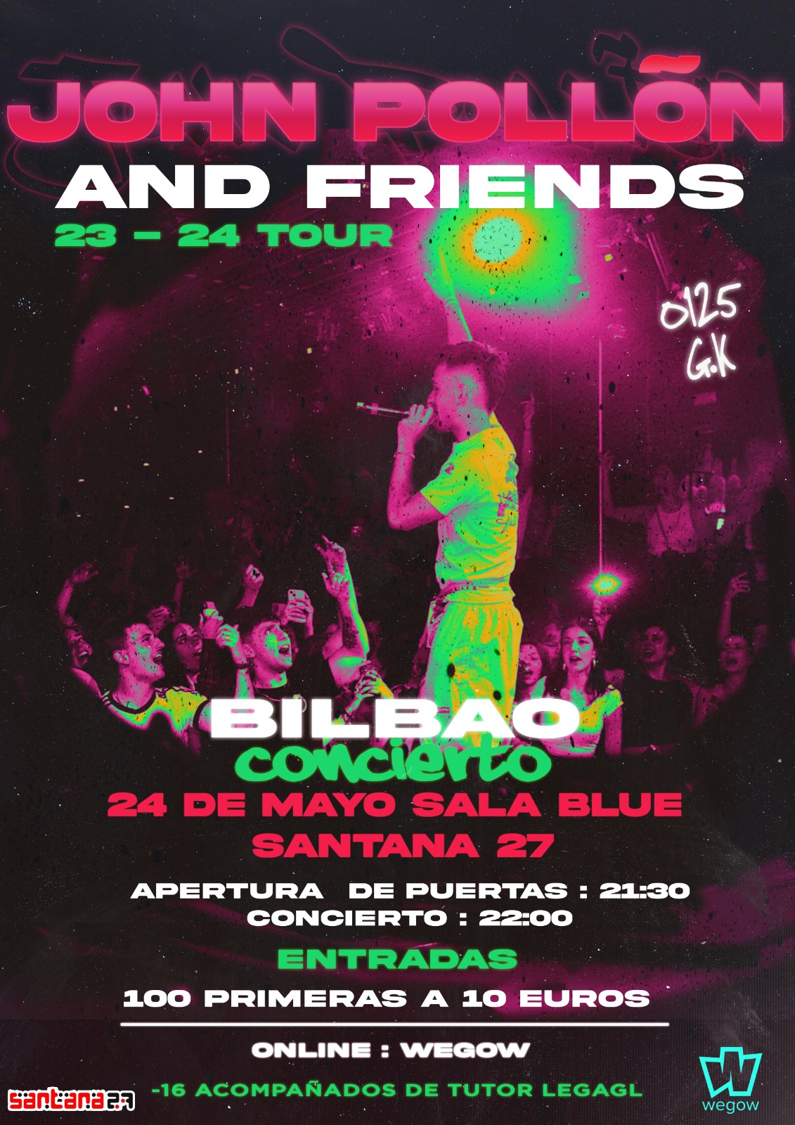 Fotografía promocional de Concierto John Pollõn en Bilbao