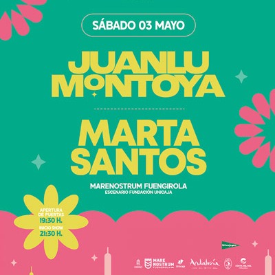 Fotografía promocional de Concierto Juanlu Montoya y Marta Santos en Málaga