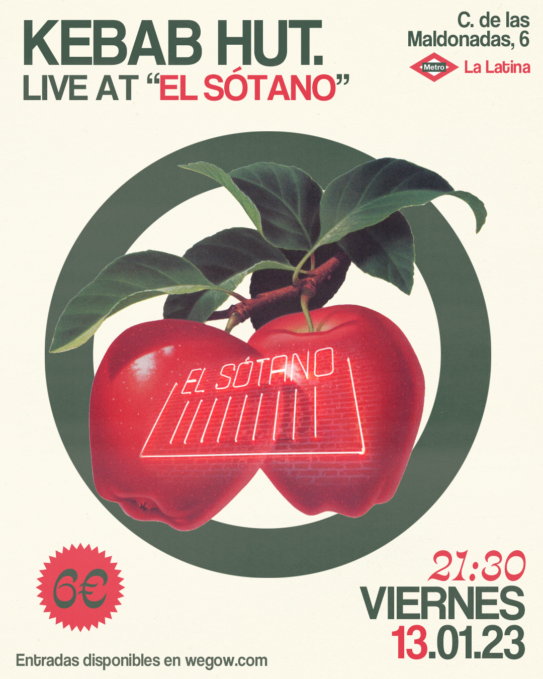 Fotografía promocional de Concierto Kebab Hut en Madrid