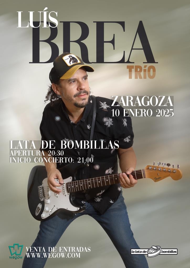 Promofoto von Concierto Luis Brea Trío en Zaragoza.