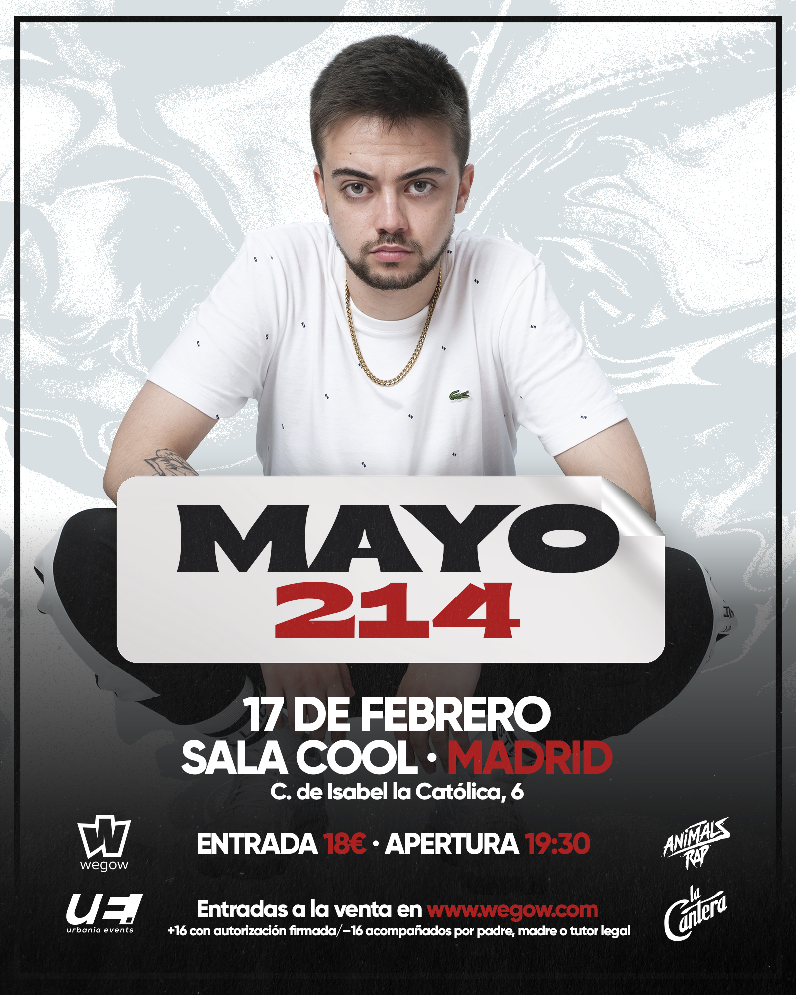 Fotografía promocional de Concierto Mayo214 en Madrid