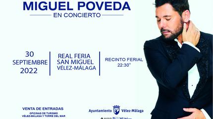 Miguel Poveda concert in Vélez-Málaga