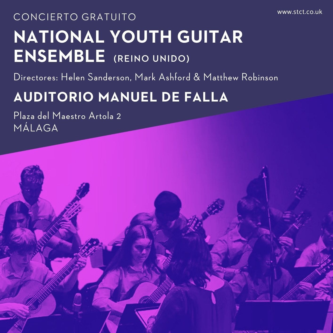 Fotografía promocional de Concierto Gratuito | NATIONAL YOUTH GUITAR ENSEMBLE | Málaga