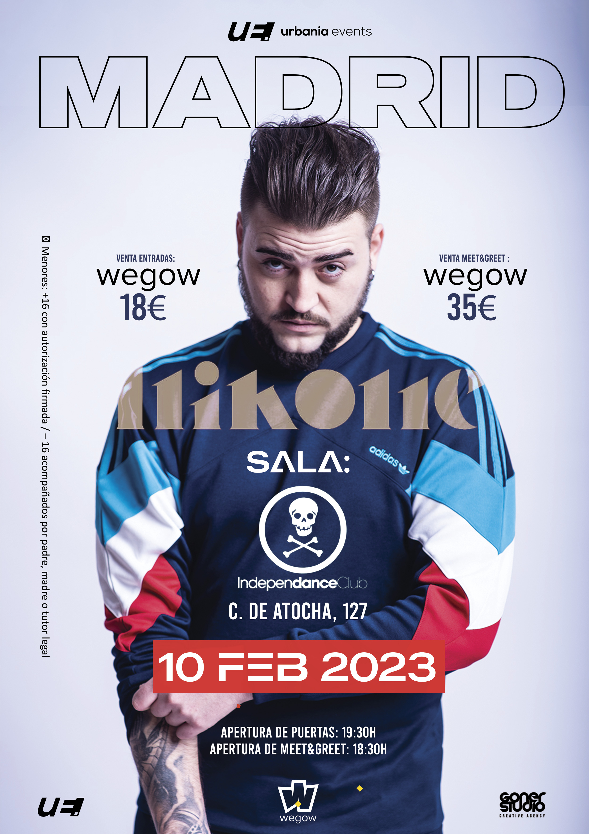 Fotografía promocional de Concierto Nikone en Madrid