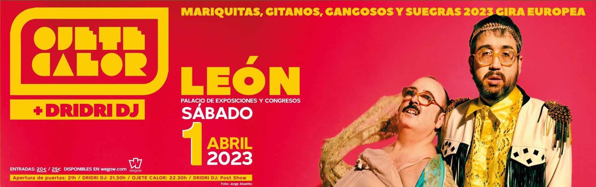 Fotografía promocional de Concierto Ojete Calor en León