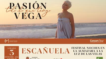 Pasión Vega concert in Escañuela