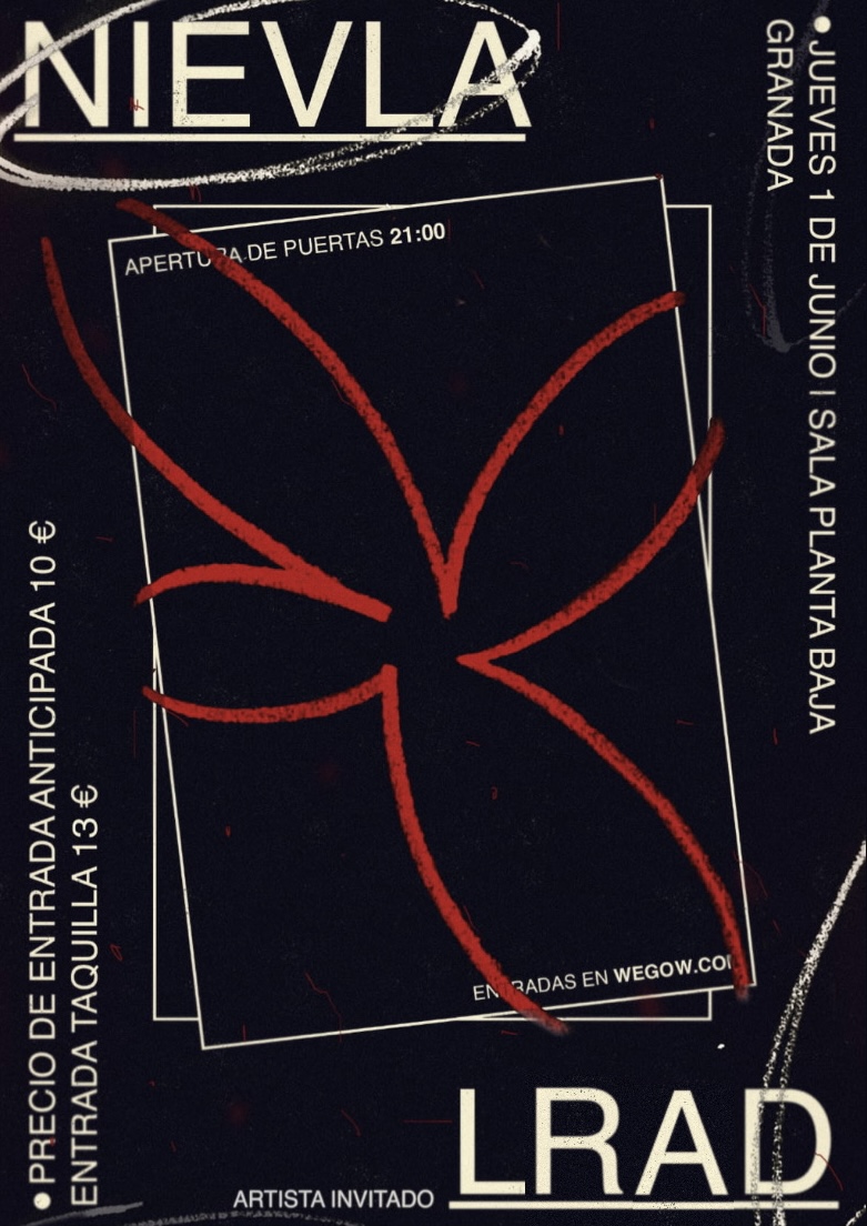 Fotografía promocional de Concierto presentación de "Habitación" - Nievla (Artista invitado LRAD)