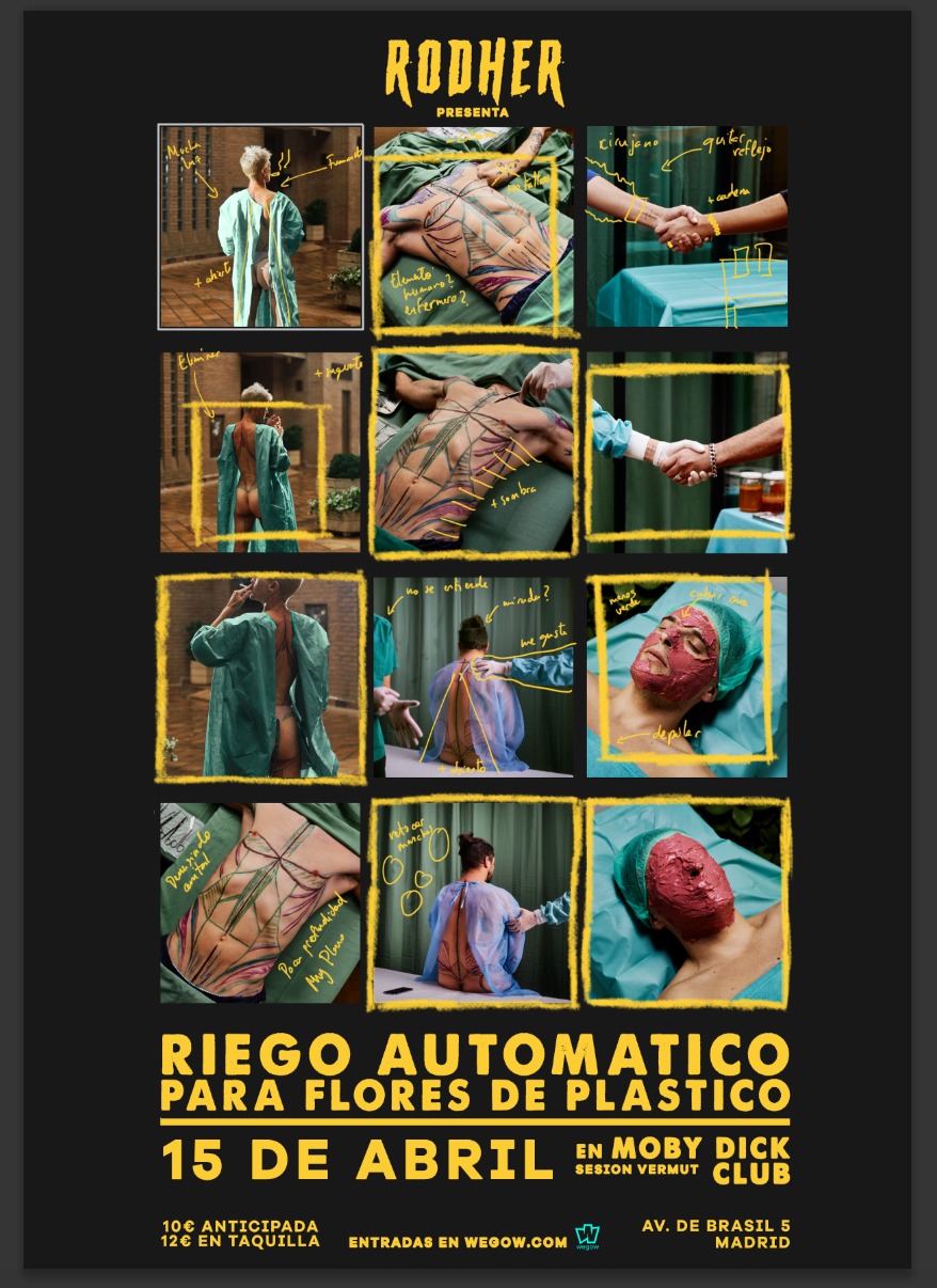 Fotografía promocional de RODHER presentación disco @ Moby Dick (Madrid)