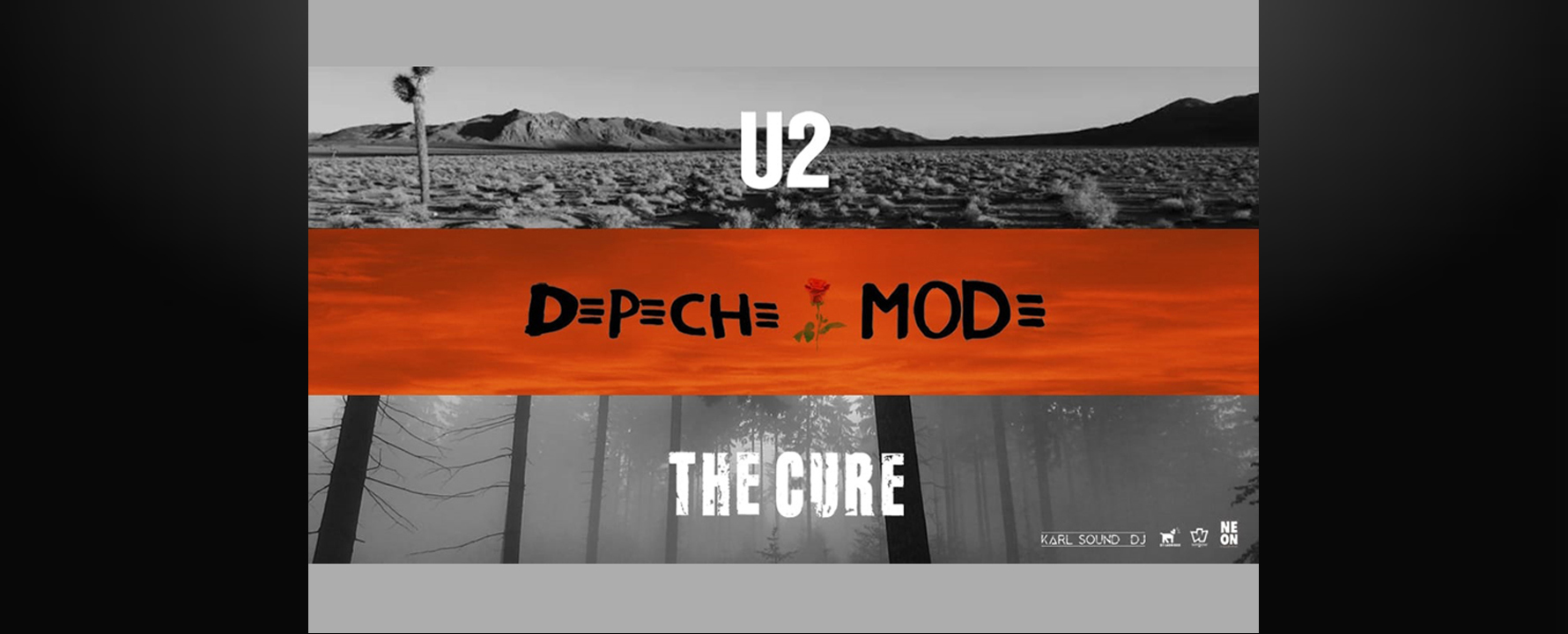 Concierto The Cure, U2 & Depeche Mode by Neon Collective en Málaga