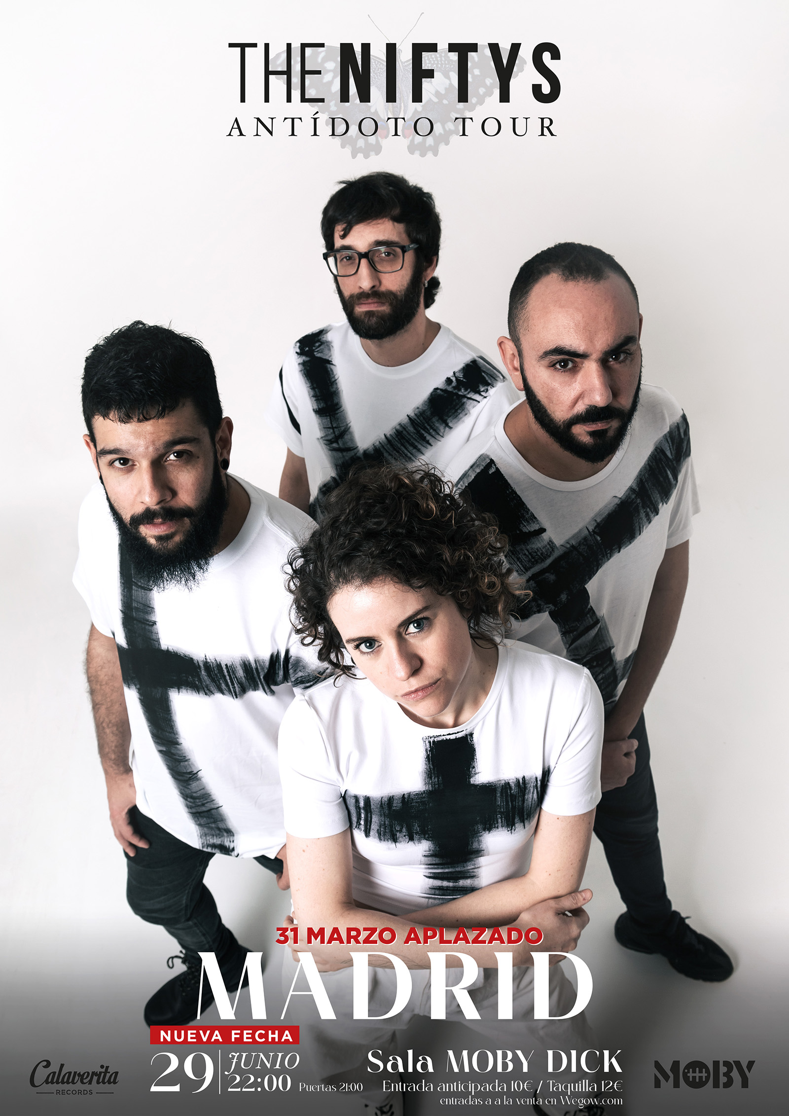 Fotografía promocional de Concierto The Niftys en Madrid