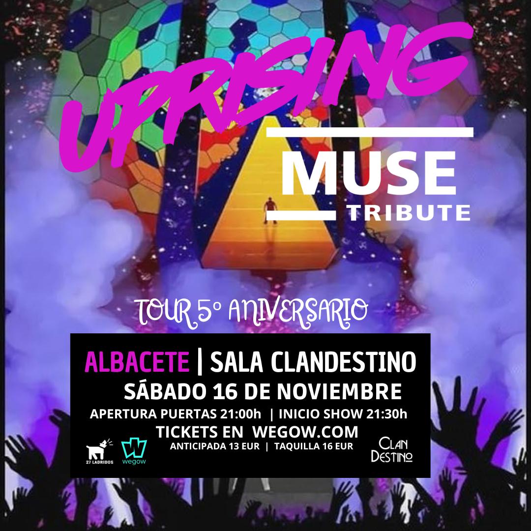 Fotografía promocional de Concierto Tributo a Muse by Uprising en Albacete
