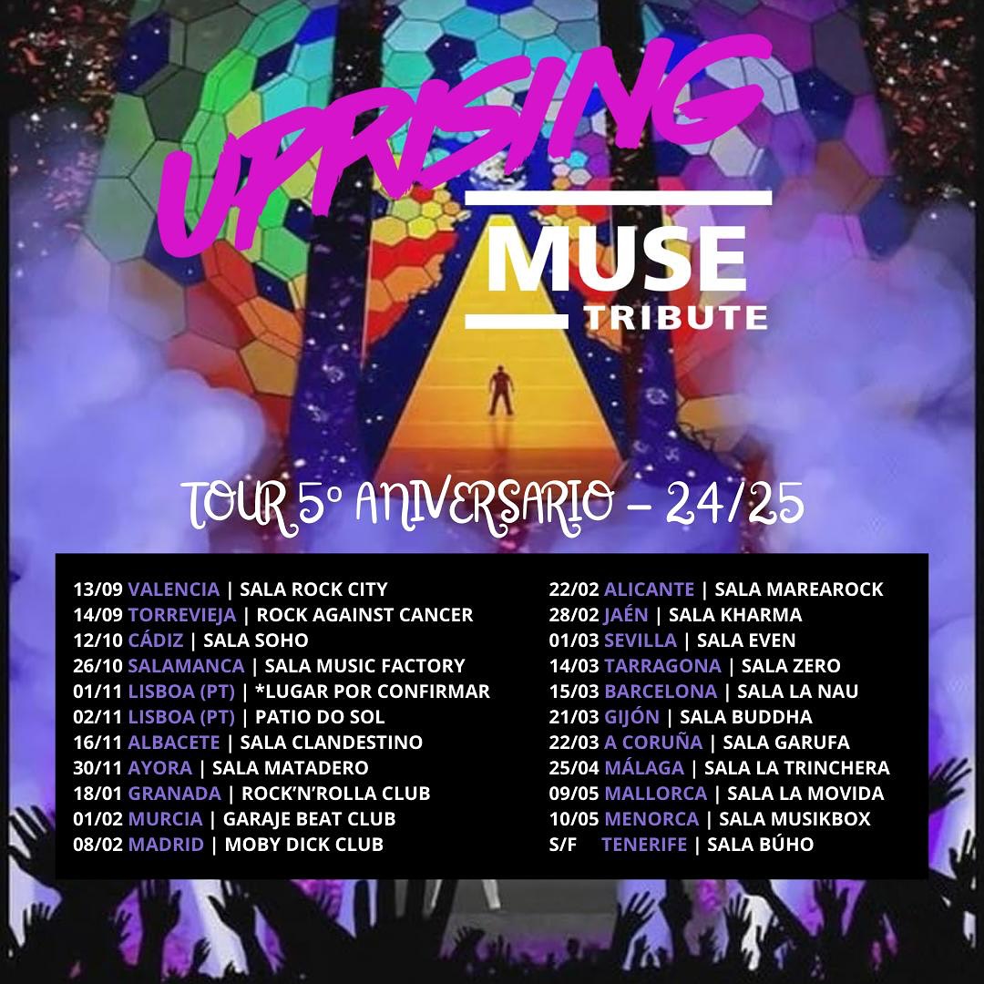 Fotografía promocional de Concierto Tributo a Muse by Uprising en Tarragona