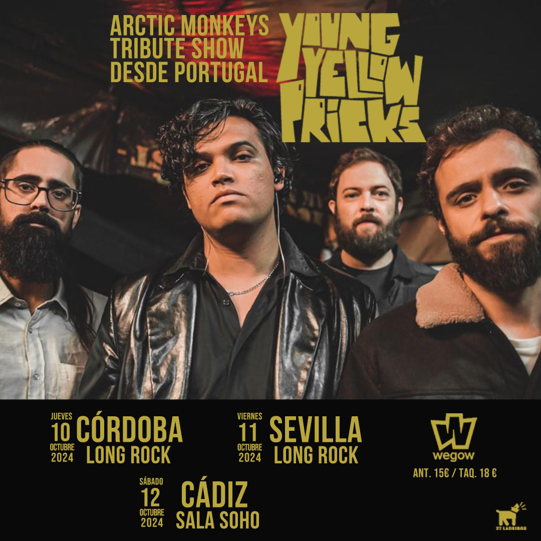 Fotografía promocional de Concierto Young Yellow Pricks (Arctic Monkeys Tribute) en Córdoba