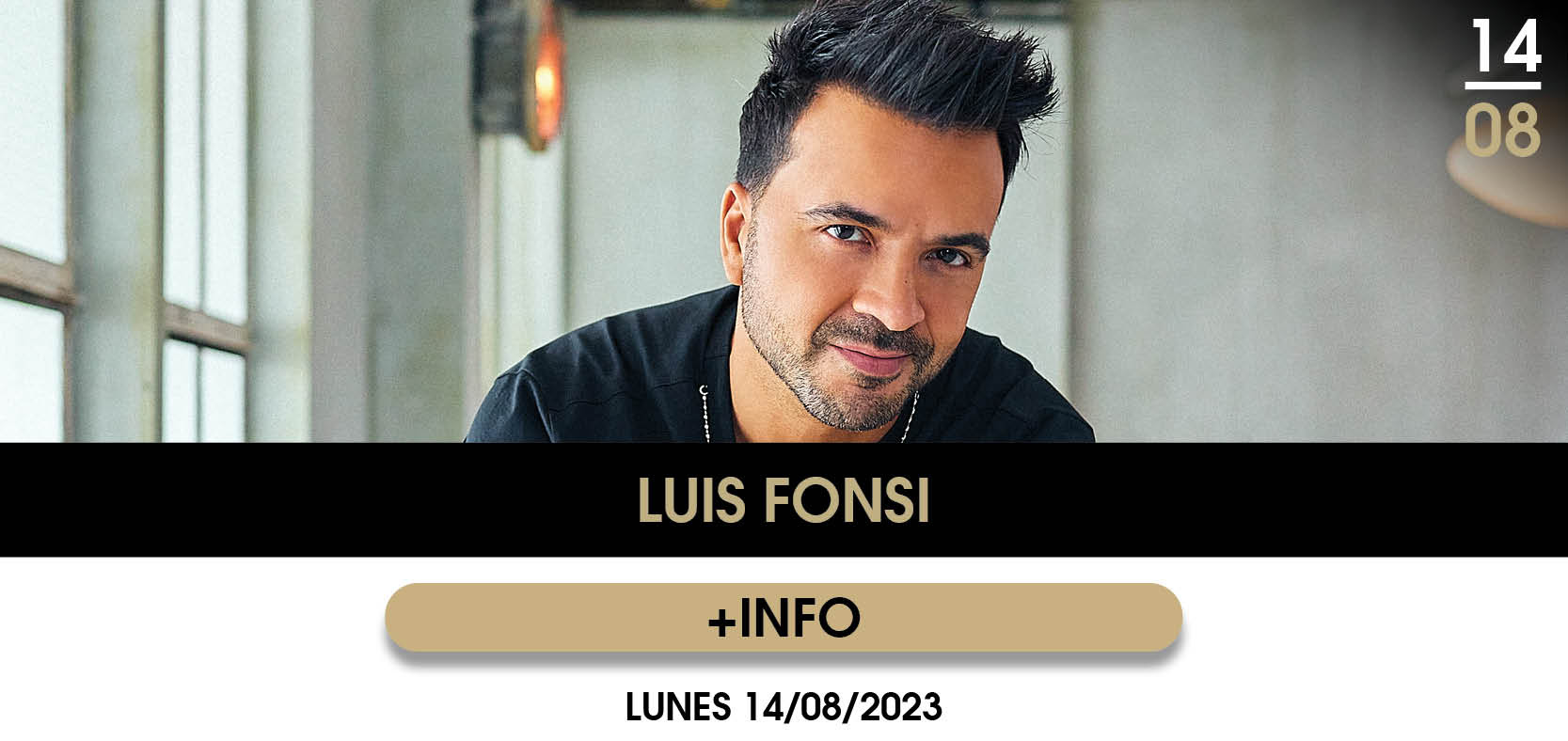 Fotografía promocional de Concieto de Luis Fonsi en Marbella | Starlite Catalana Occidente 2023