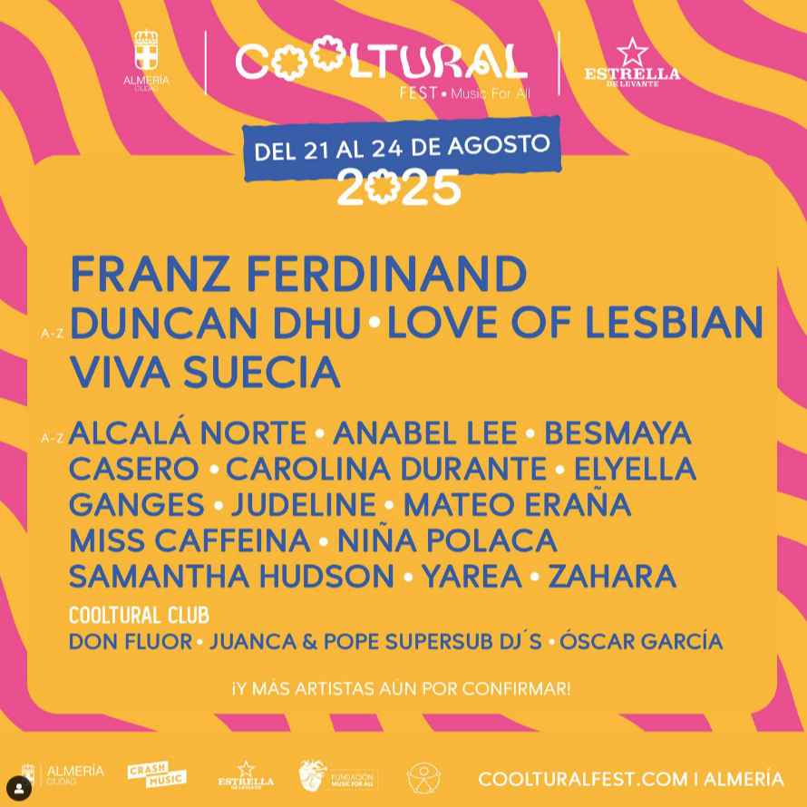 Fotografía promocional de Cooltural Fest 2025