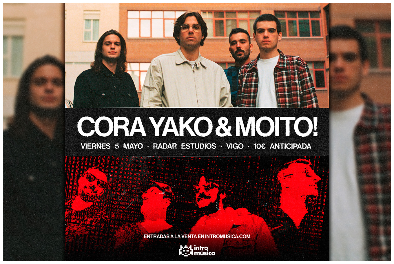 Fotografía promocional de Cora Yako + Moito!