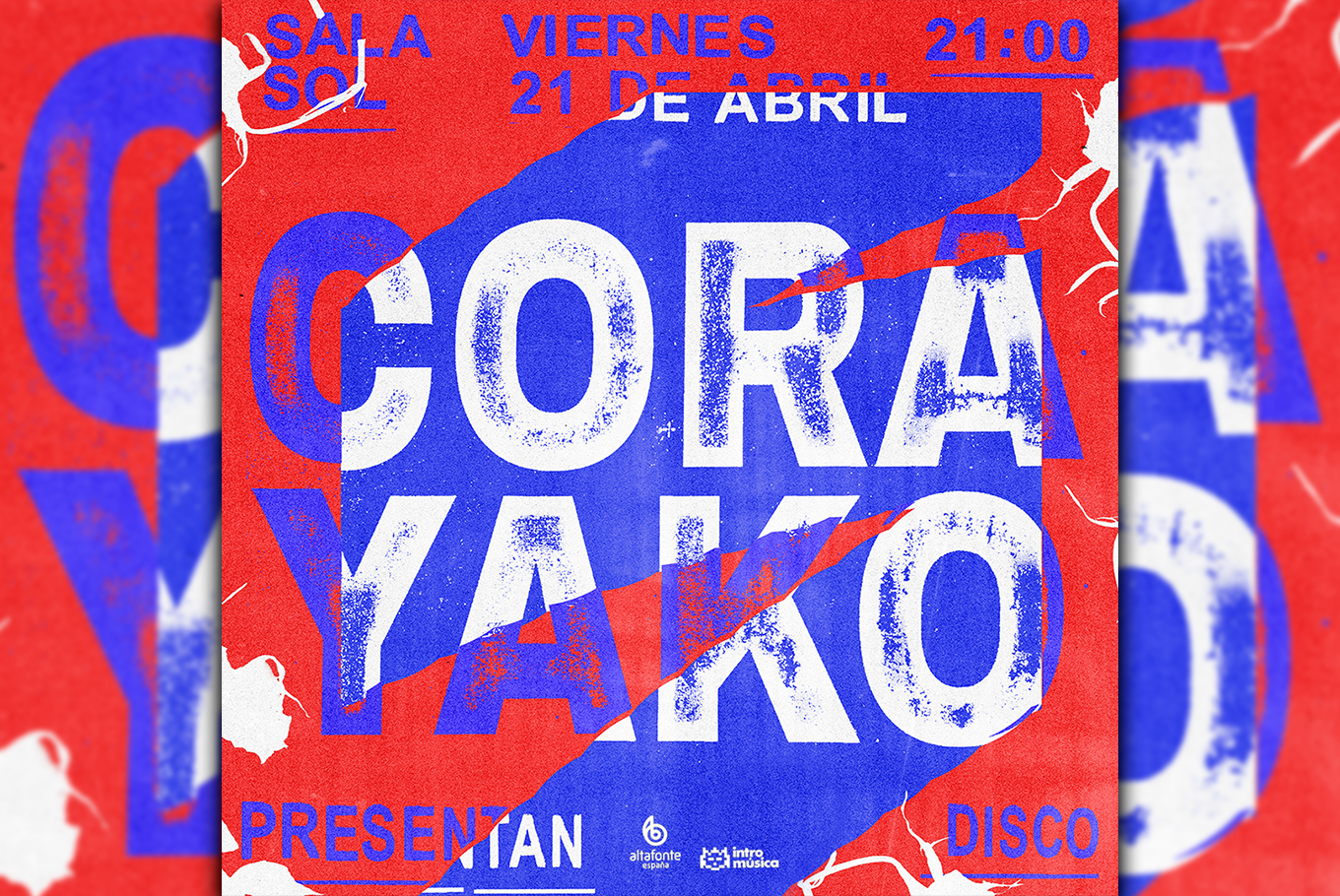 Promotional photograph of Cora Yako - Presentación Nuevo Álbum en Sala El Sol.