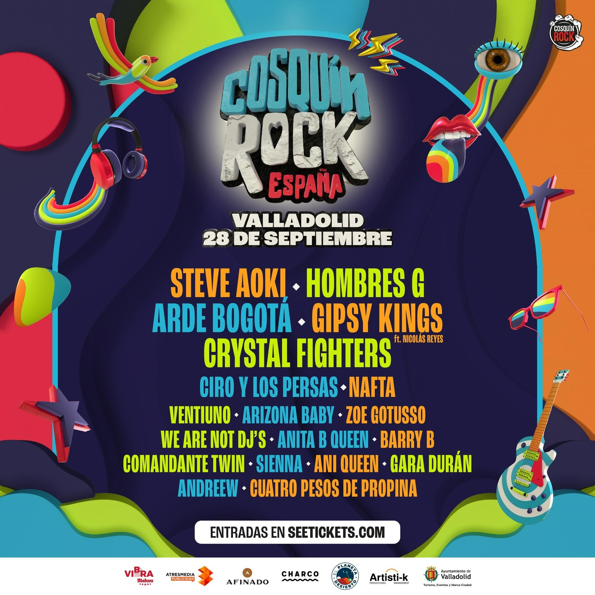 Promotional photograph of Cosquín Rock España 2024.