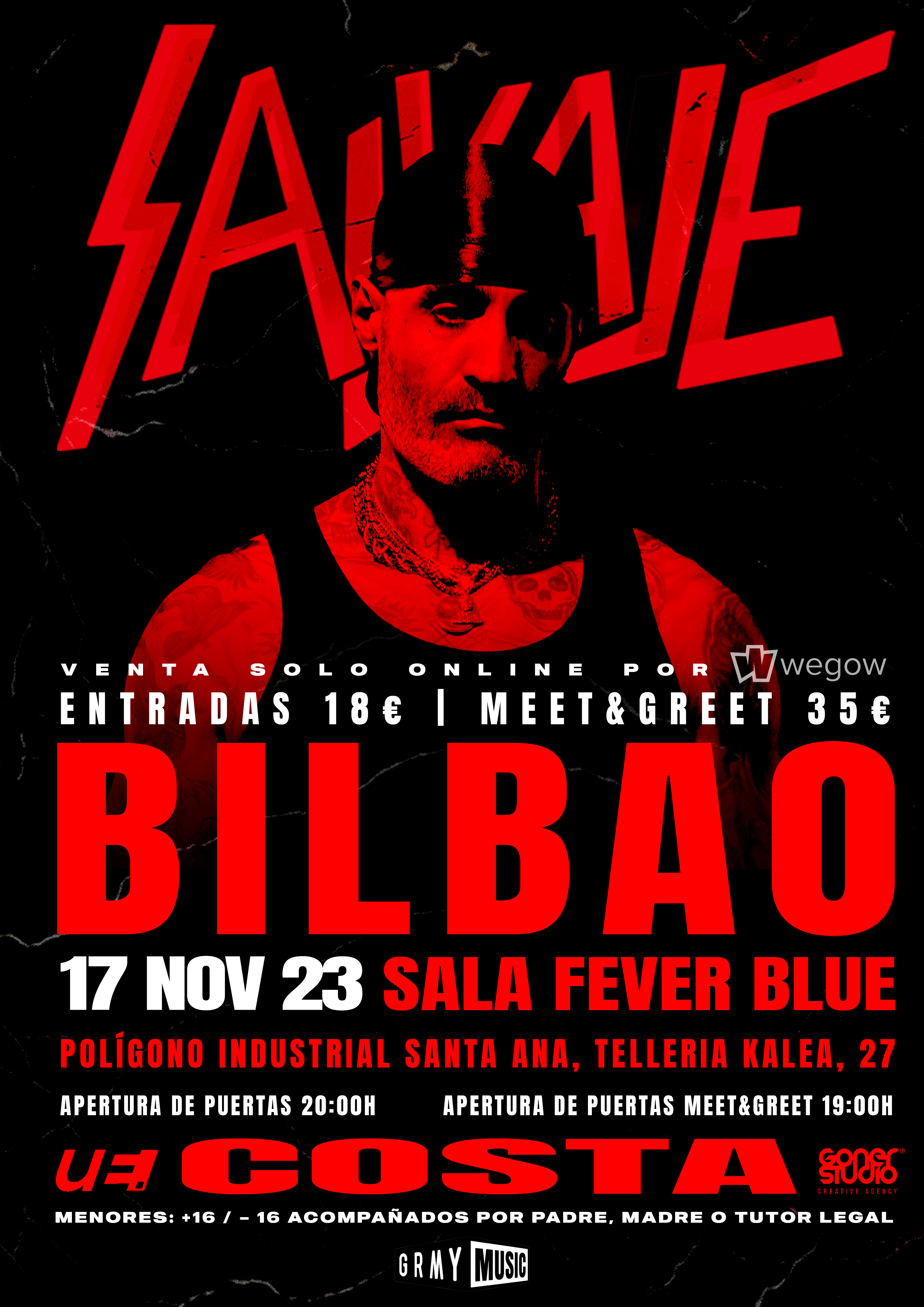 Fotografía promocional de Costa en Bilbao