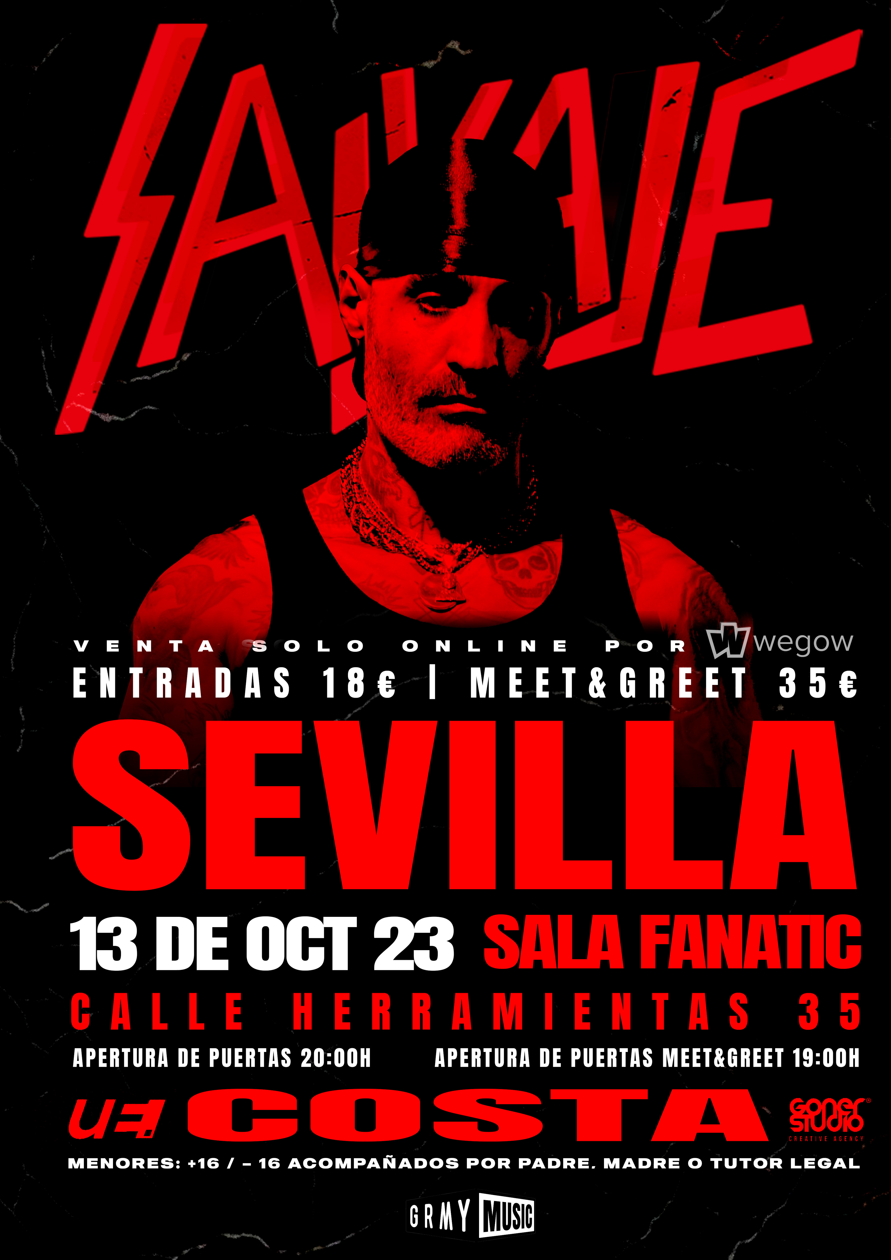 Fotografía promocional de Costa en Sevilla