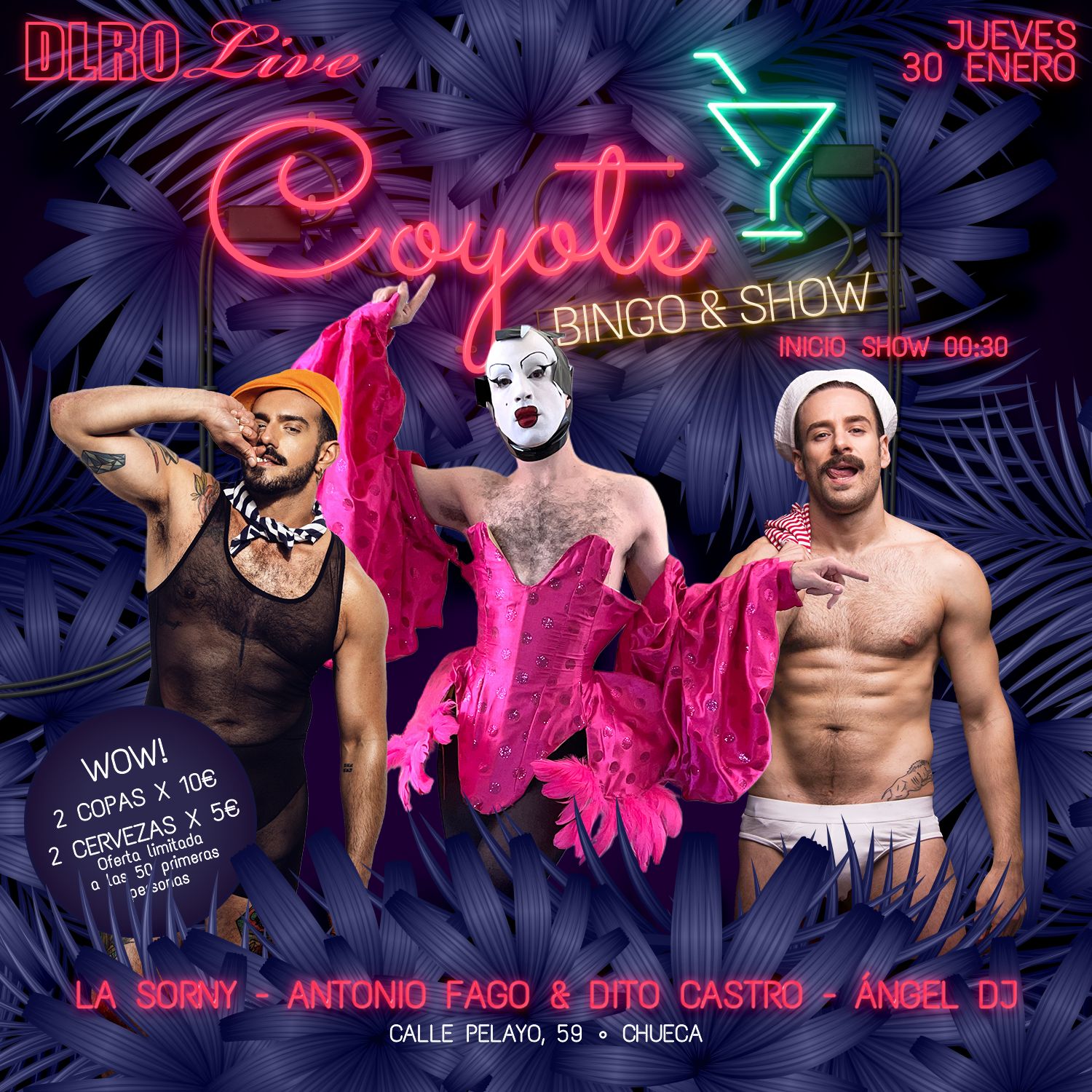 Fotografía promocional de COYOTE, BINGO&show