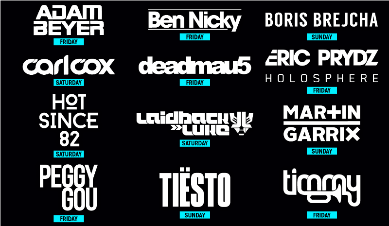 Fotografía promocional de Creamfields UK 2021