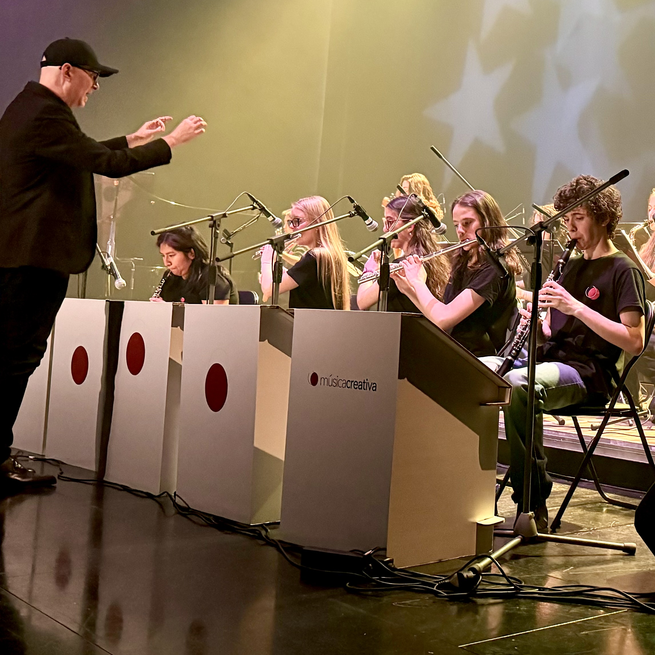 Fotografía promocional de Creativa Junior Big Band en Madrid