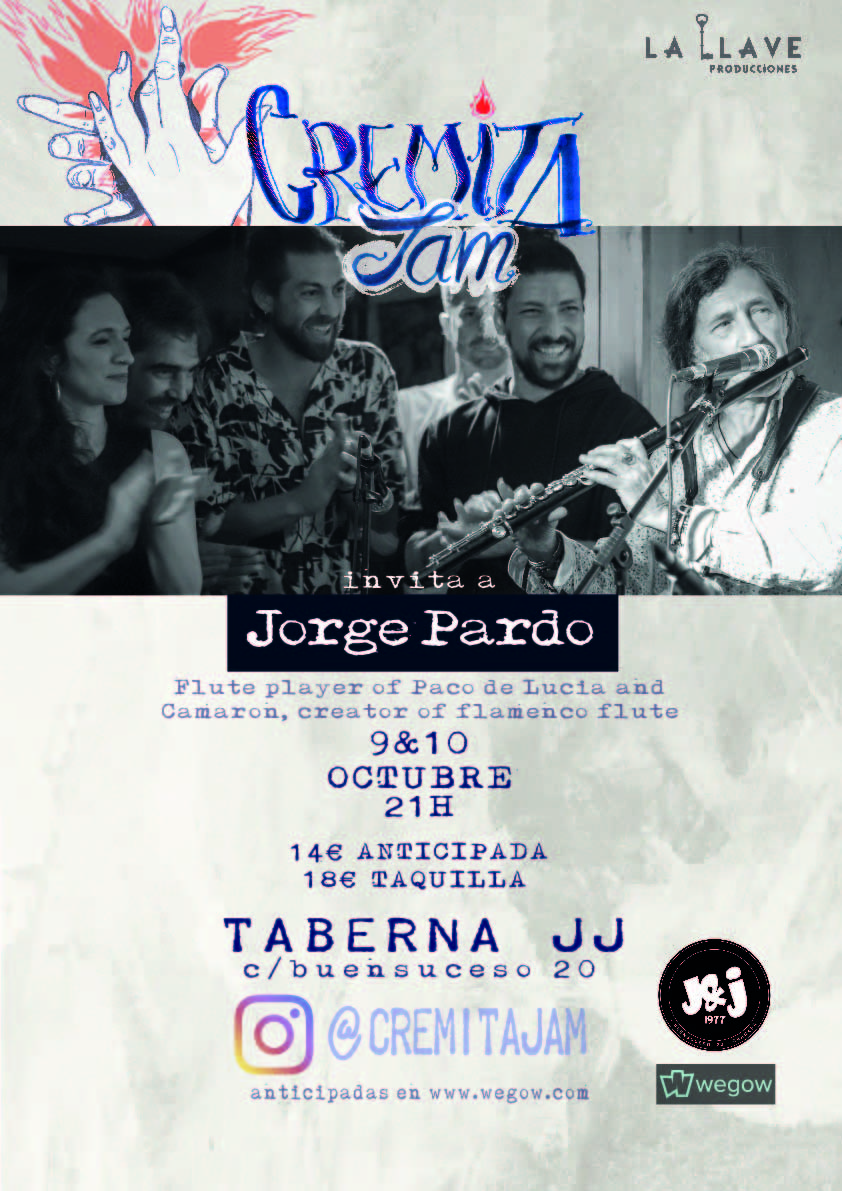 Fotografía promocional de Cremita Jam ft. Jorge Pardo (Miércoles-9)