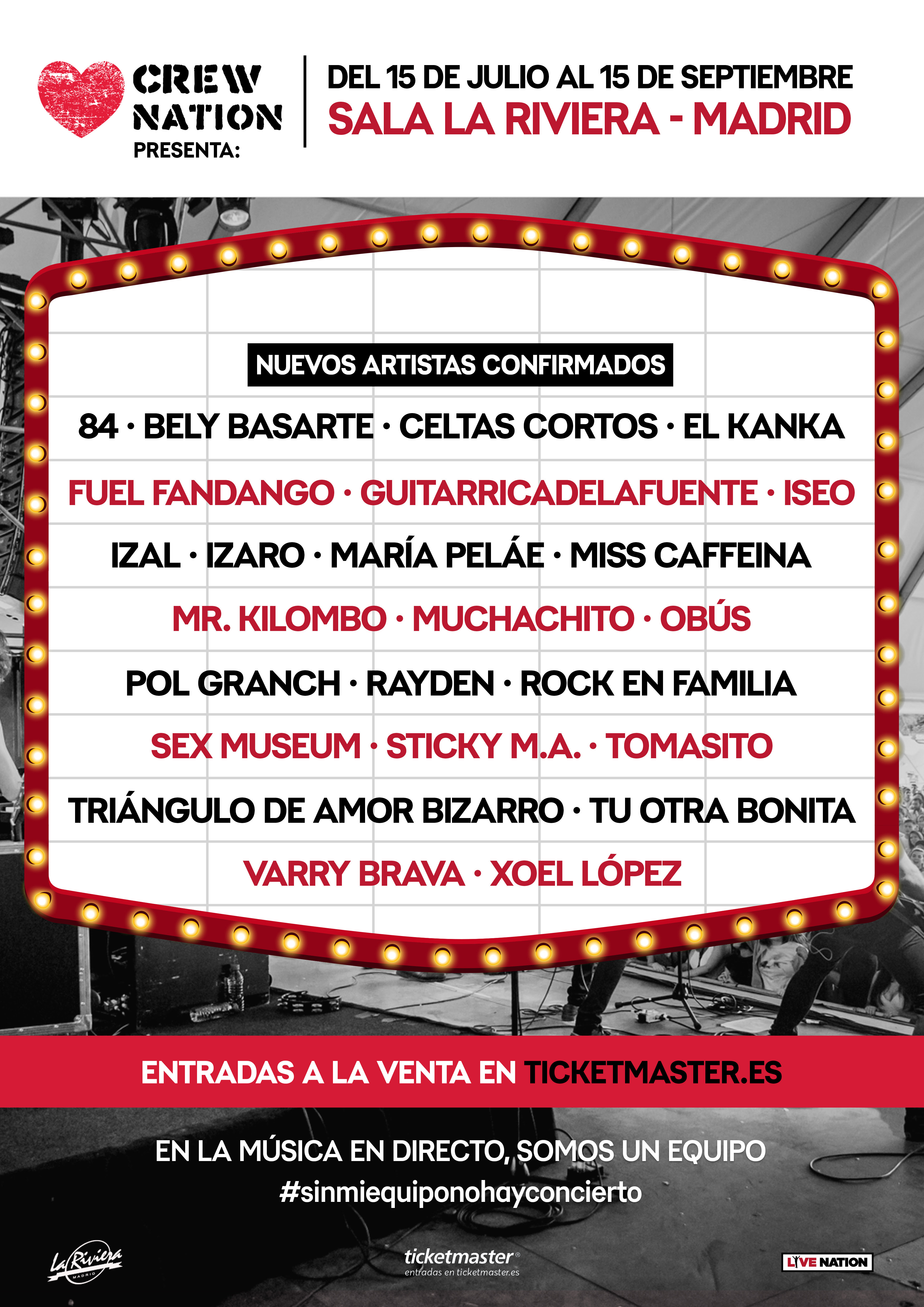 Promotional photograph of Crew Nation Presenta.