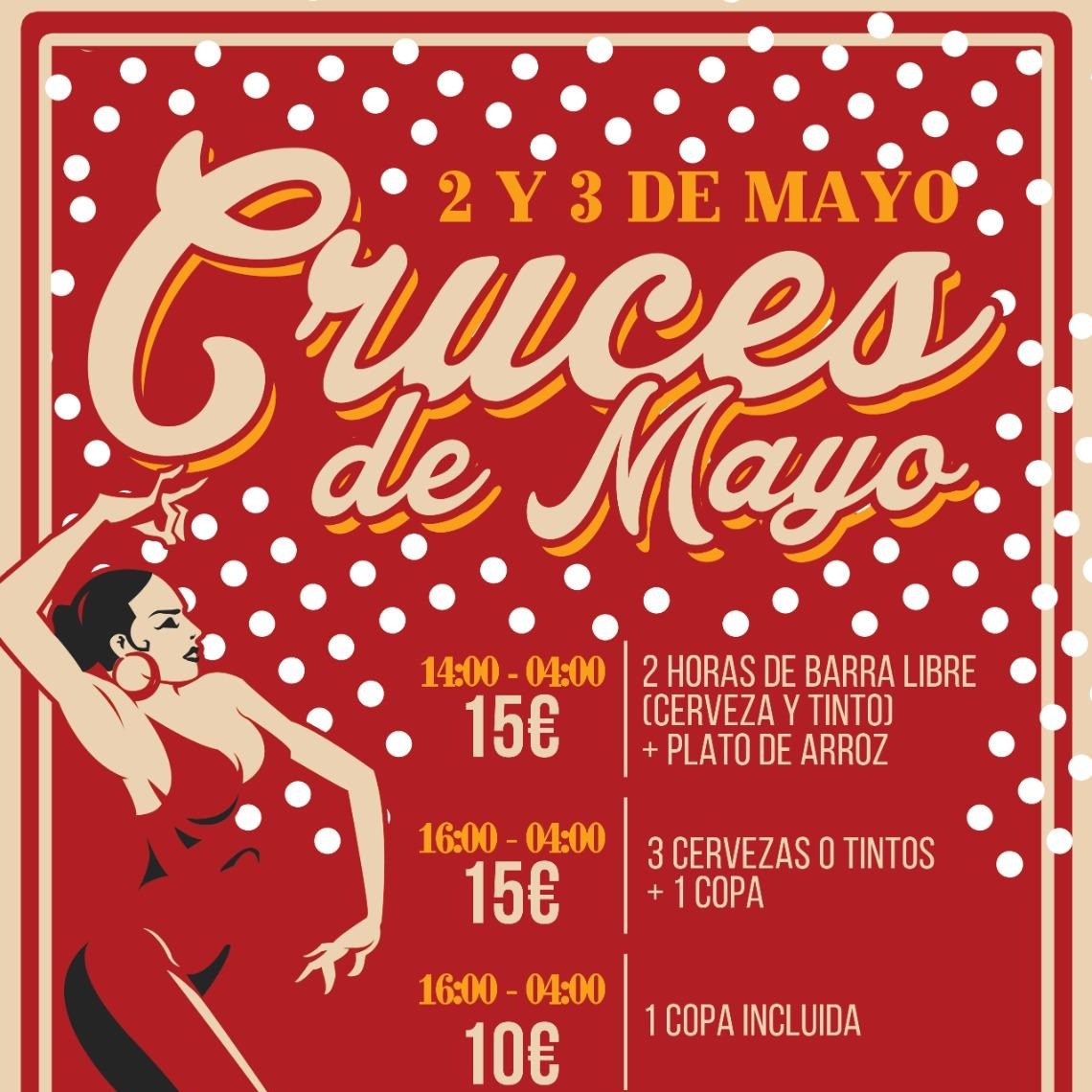 Fotografía promocional de Cruces de Mayo LocaMaria dia 2 + 18 años