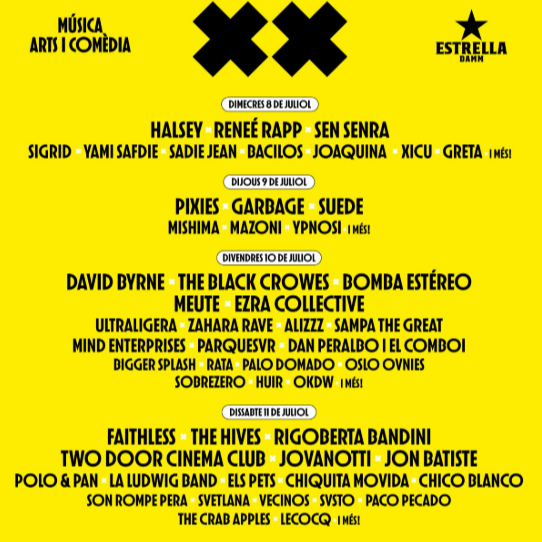 Fotografía promocional de Cruilla Festival