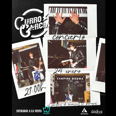 Fotografía promocional de CURRO GARCÍA en Camping Alameda de Osuna