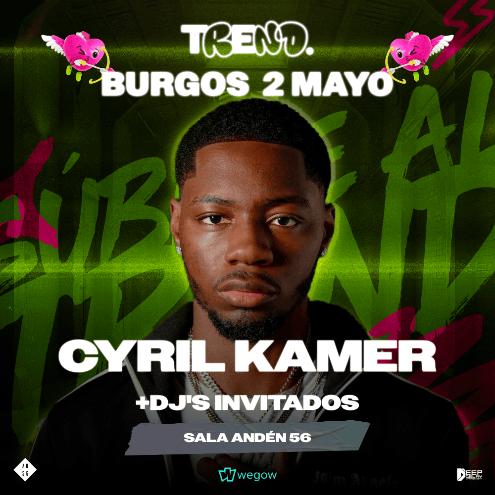 Fotografía promocional de Cyril Kamer x La Trend Fest / Sala Andén