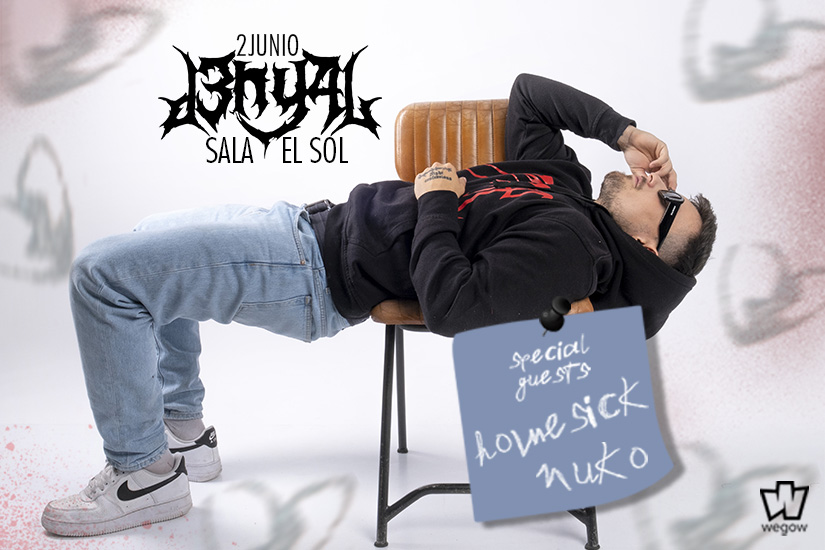 Fotografía promocional de D3NY4L EN MADRID